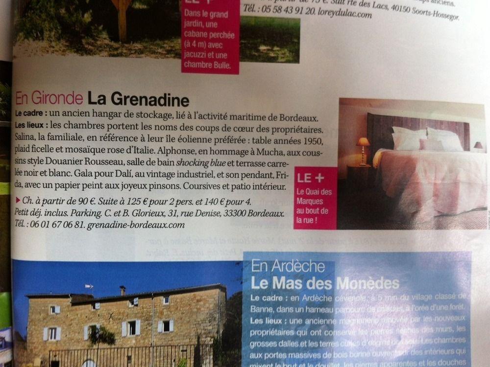 Bed and Breakfast La Grenadine Burdeos Exterior foto